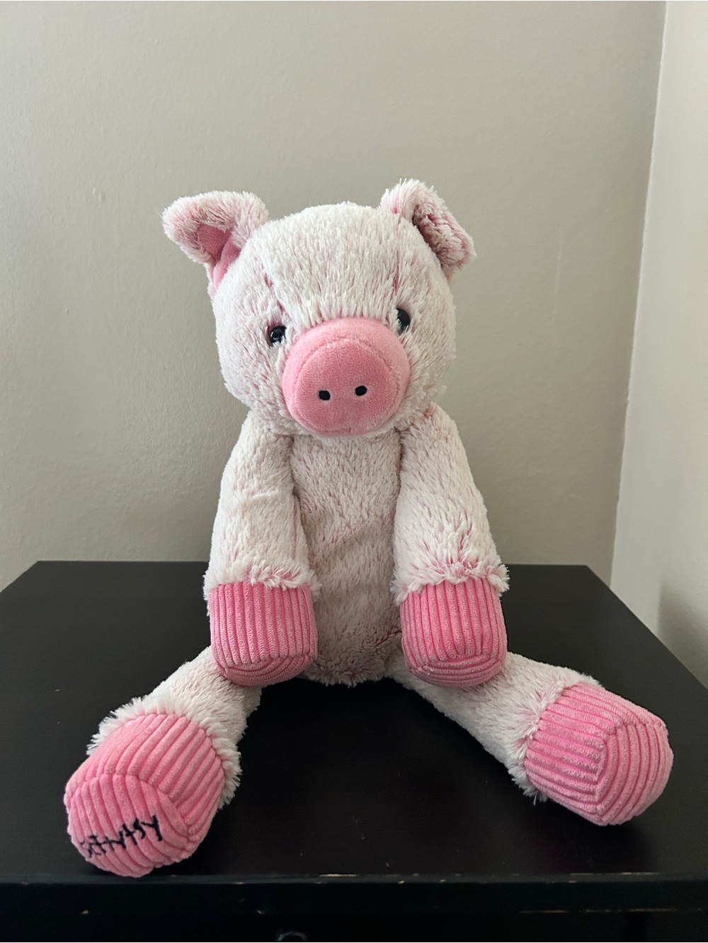 Scentsy Buddy Penny The Pig Small Plush Stuffed Animal Pink Corduroy 15 inch